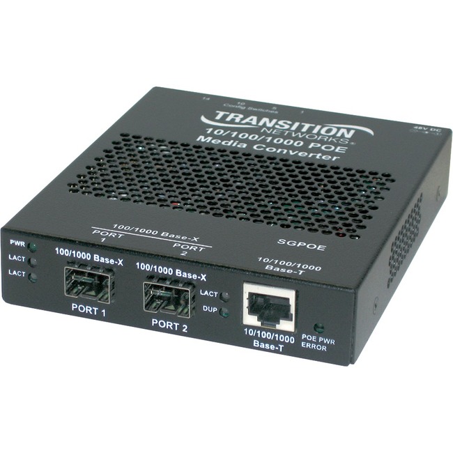 Transition Networks SGPOE1039-100-NA Stand-alone Gigabit Ethernet