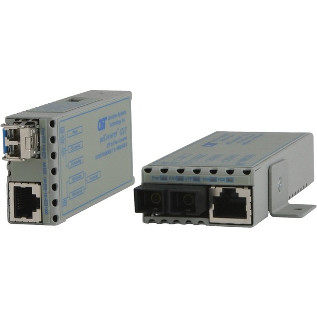 Omnitron Systems 1239-0-6W 10/100/1000BASE-T to 1000BASE-X Ethernet ...