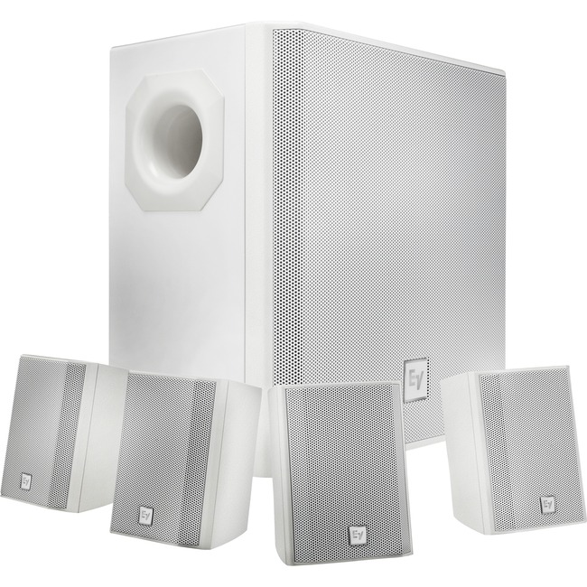 Electro-Voice EVID-2.1W EVID 2-way Surface Mount, Wall Mountable Speaker -  White