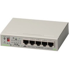 Allied Telesis AT-GS910/5E-10 5-port 10/100/1000T Unmanaged Switch with  External PSU