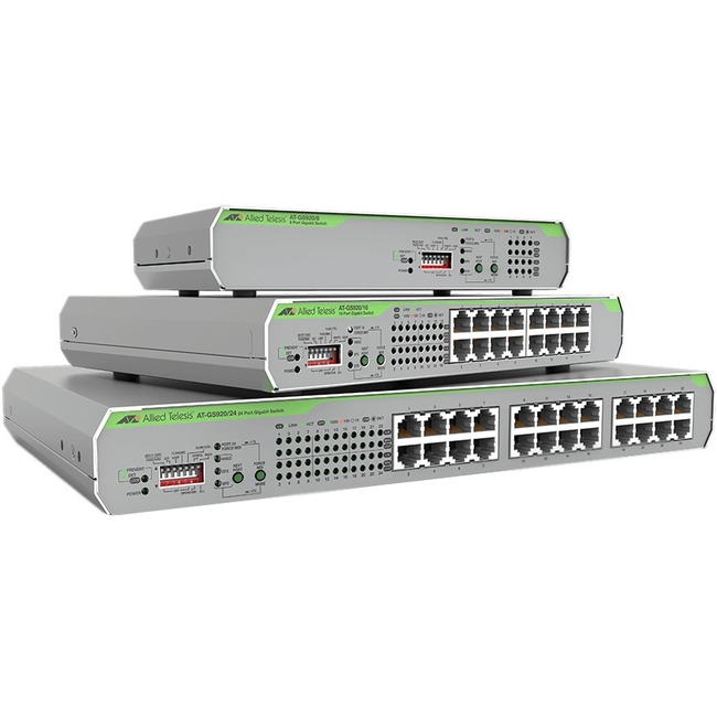 Allied Telesis AT-GS920/8PS-10 8-port 10/100/1000T POE+ Unmanaged