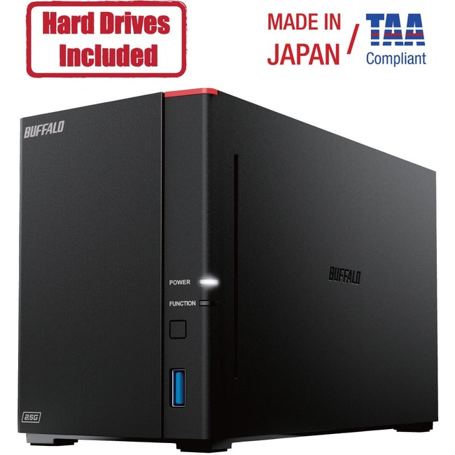 Buffalo LS720D0402 LinkStation 720D 4TB Hard Drives Included (2 x 2TB, 2  Bay)