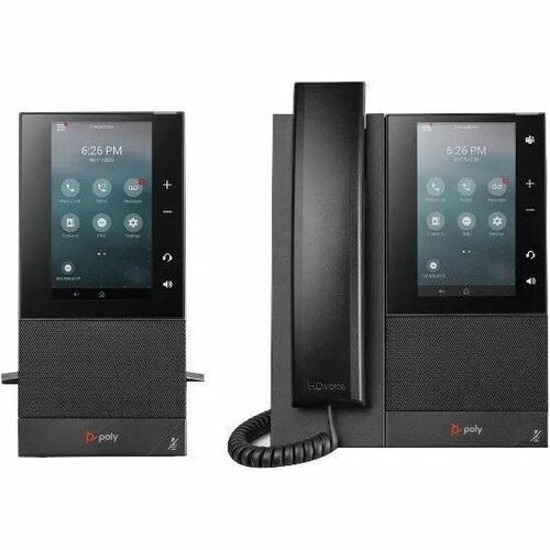 Poly 82Z79AA CCX 505 Business Media Phone for Microsoft Teams and  PoE-enabled