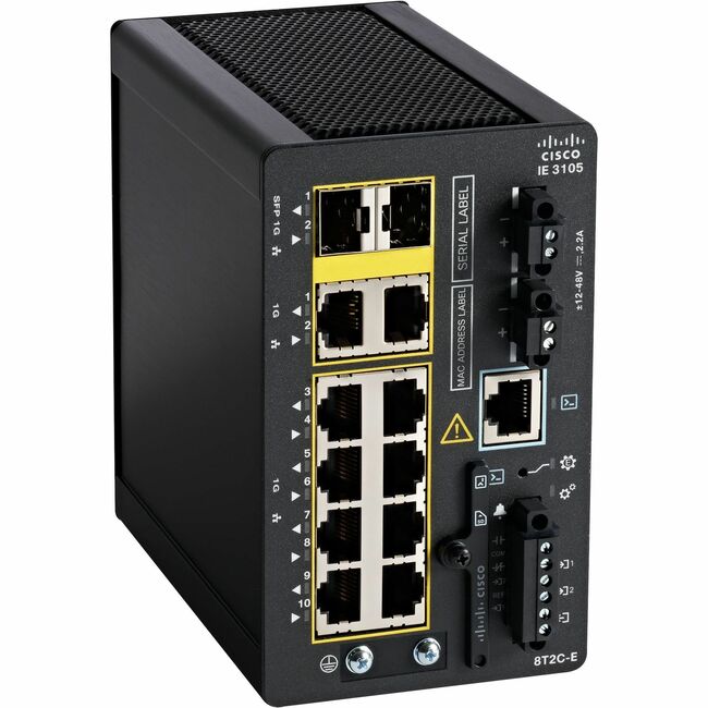 Cisco IE-3105-8T2C-E Catalyst IE3100 Rugged Ethernet Switch – Dihuni ...